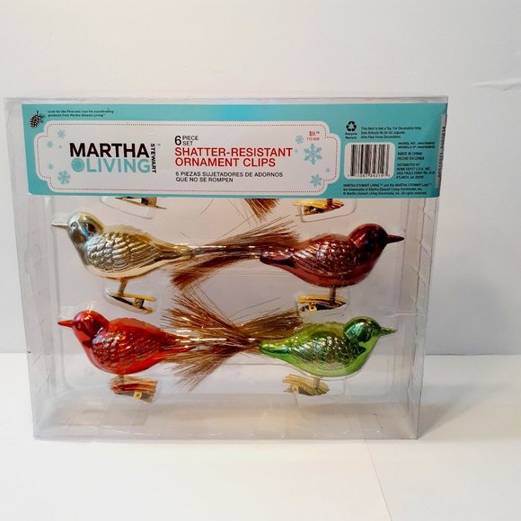 Martha Stewart Holiday Martha Stewart Christmas 6 Glass Like